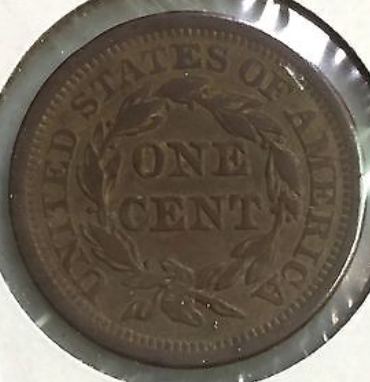 1855-Large-Cent,-Has-It-Been-Cleaned?-Estimated-Grade?